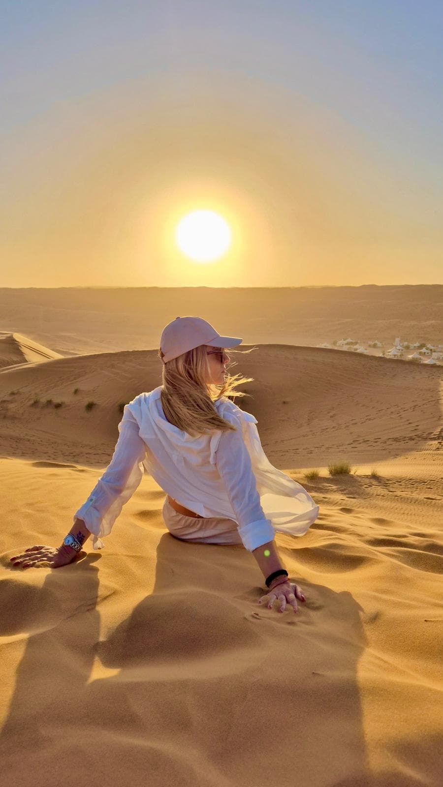 Silvia Ghigliazza durante un viaggio di yoga