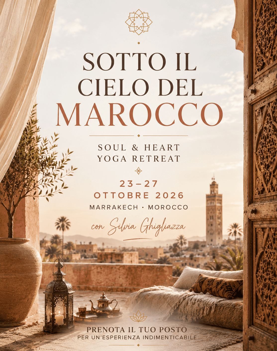 Sotto il Cielo del Marocco · Retreat 2026