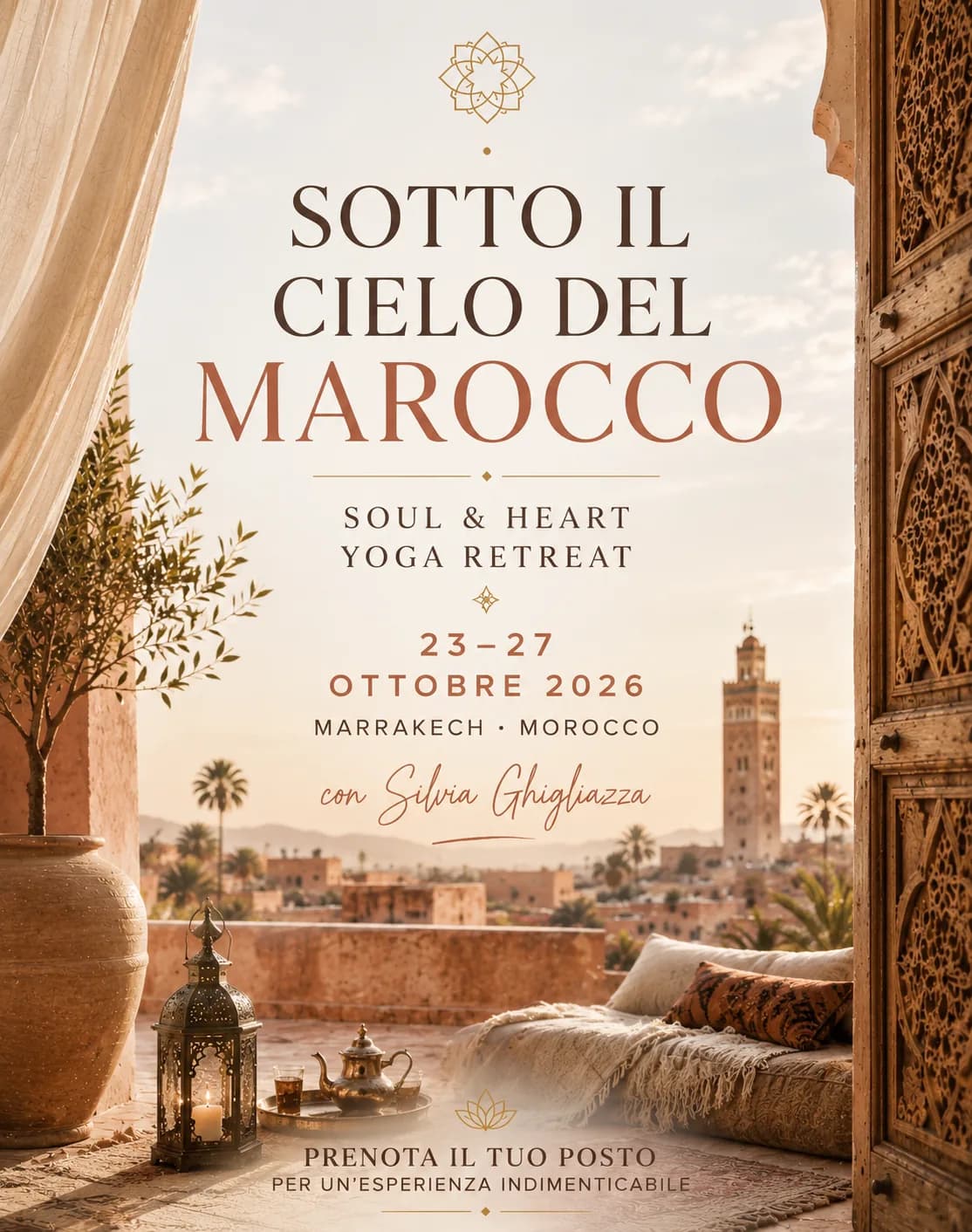 Sotto il Cielo del Marocco · Retreat 2026